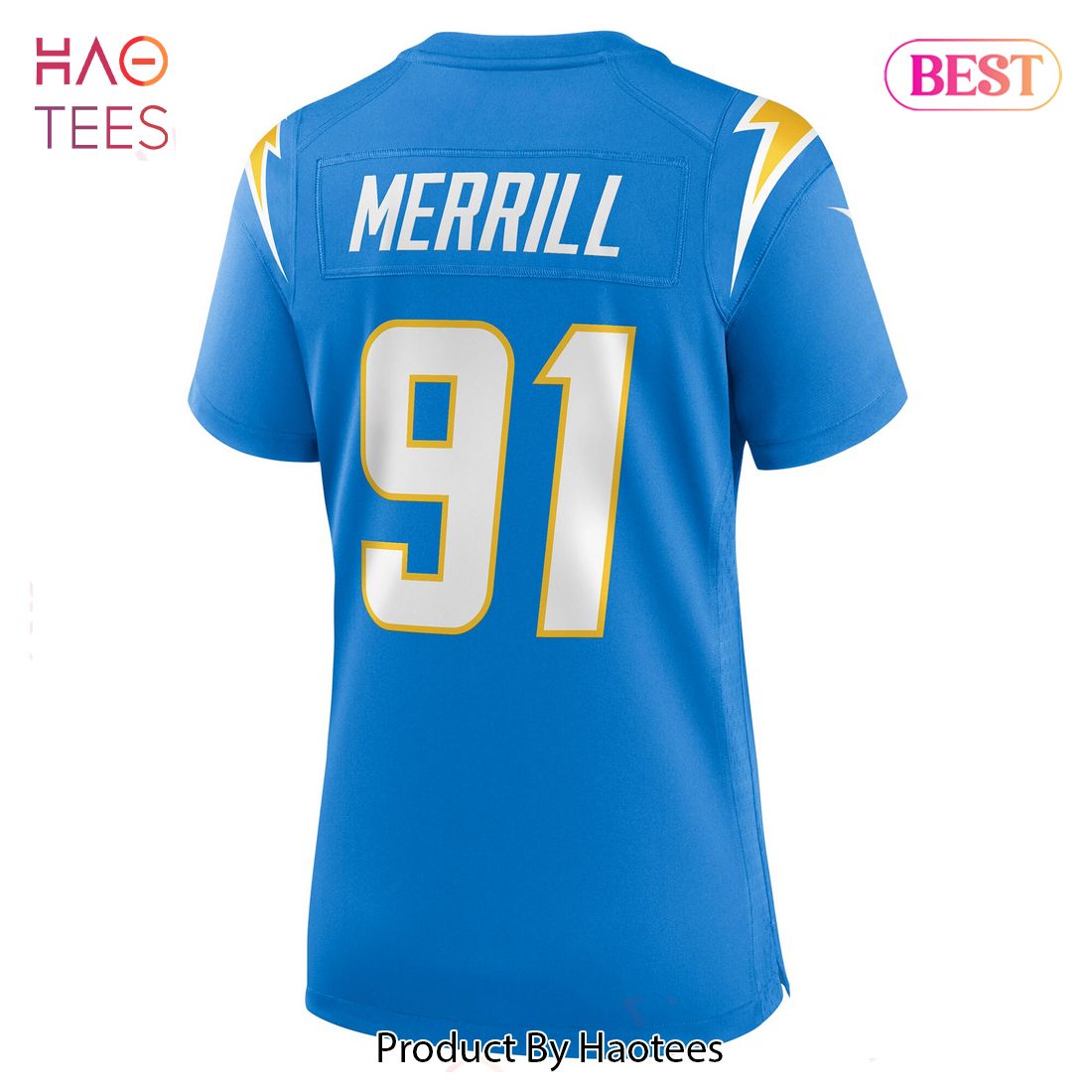 Forrest Merrill Los Angeles Chargers Nike Women's Player Game Jersey Powder Blue
