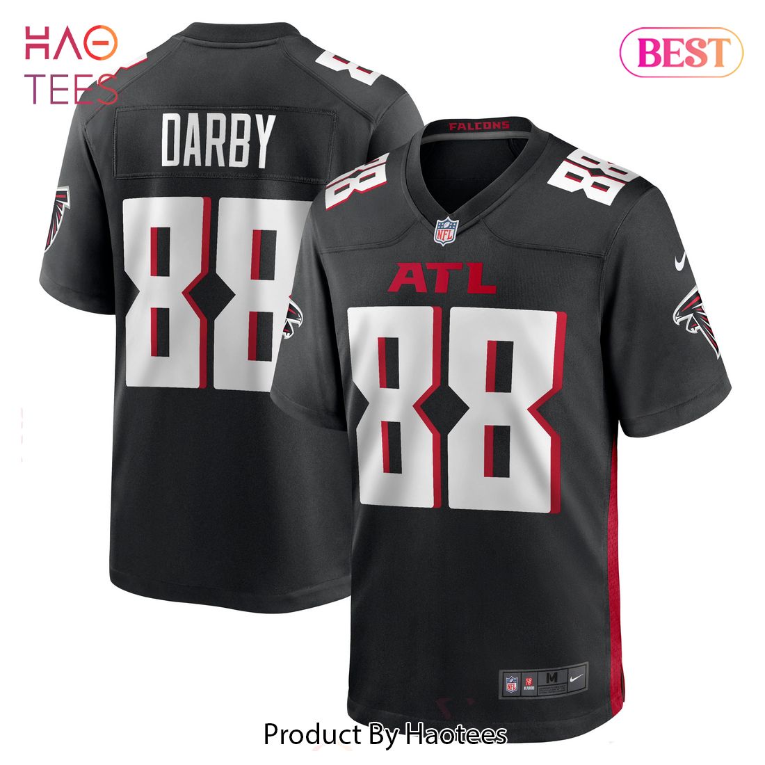 Frank Darby Atlanta Falcons Nike Game Jersey Black