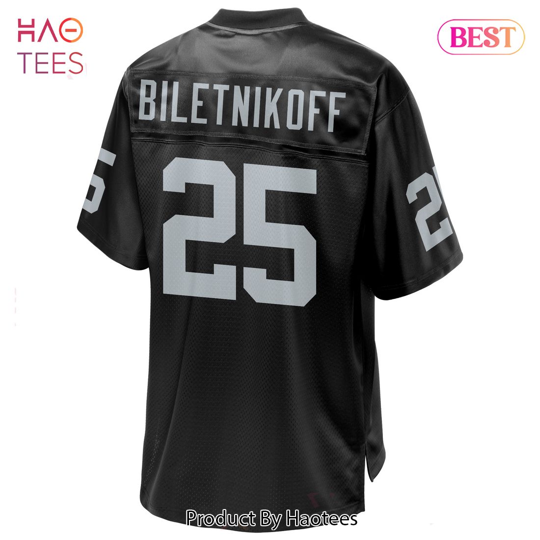 Men's Mitchell & Ness Fred Biletnikoff Black Las Vegas Raiders Retired  Player Legacy Replica Jersey 