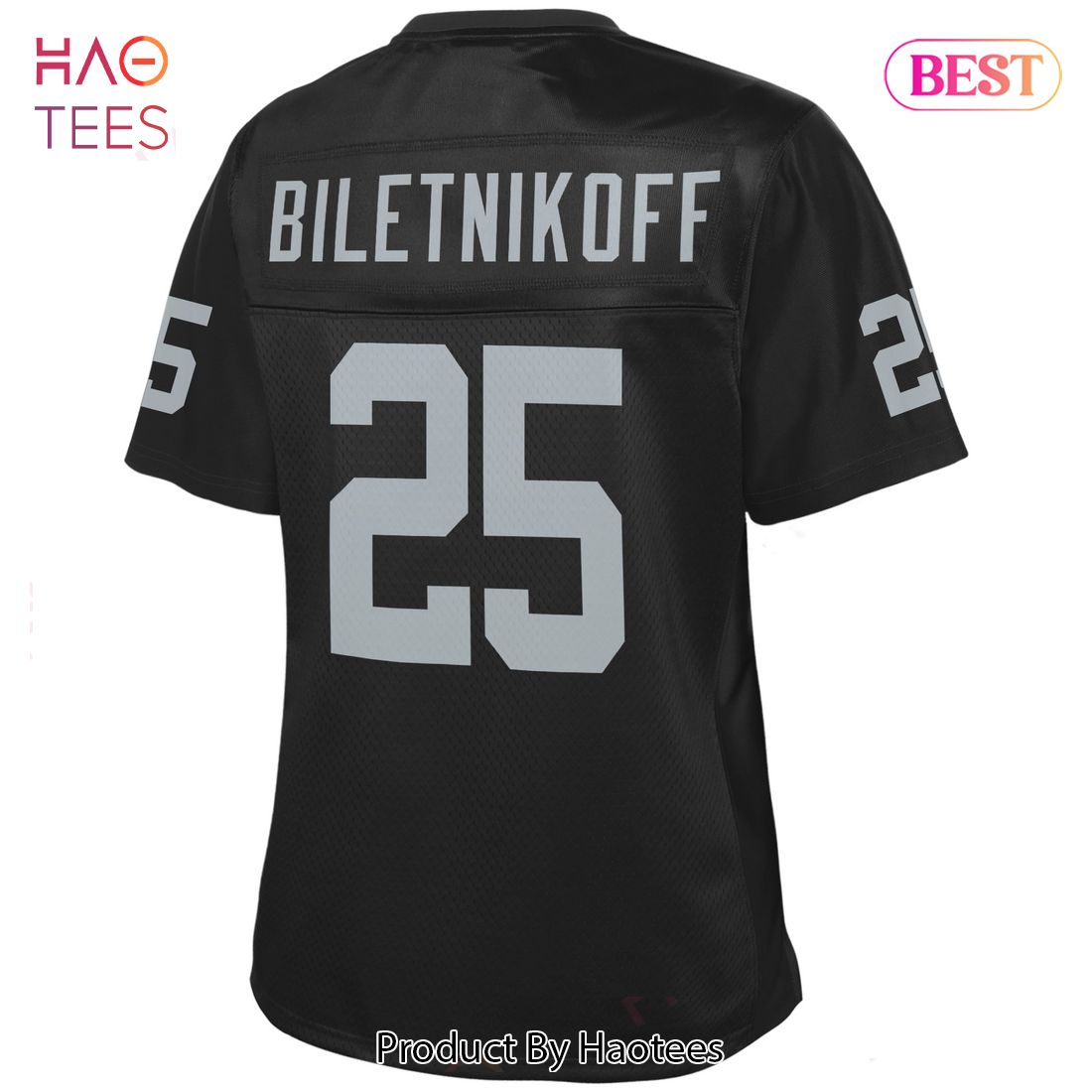 Fred Biletnikoff Las Vegas Raiders NFL Pro Line Women's Retired Player Jersey Black