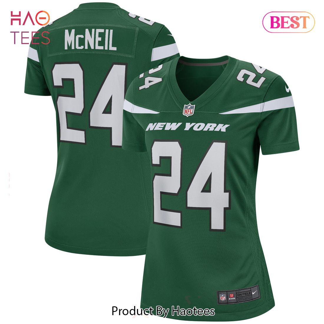 Freeman McNeil New York Jets Nike Women's Game Retired Player Jersey Gotham Green