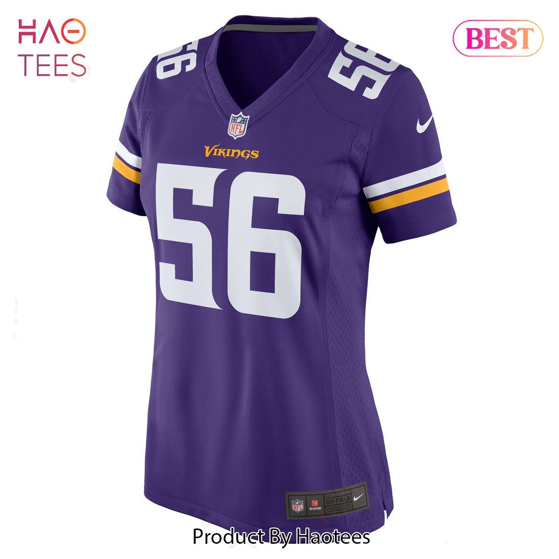 Garrett Bradbury Minnesota Vikings Nike Women’s Game Jersey Purple Luxury Store