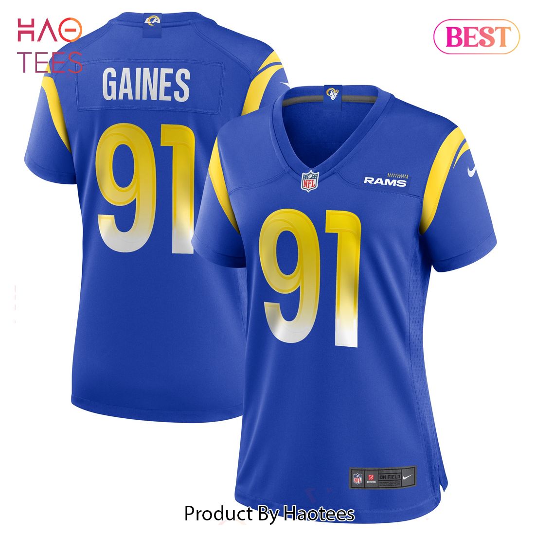 Greg Gaines Los Angeles Rams Nike Women’s Game Jersey Royal