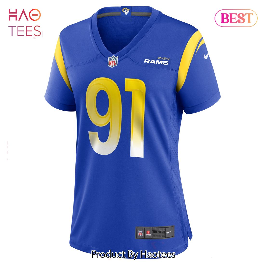 Greg Gaines Los Angeles Rams Nike Women’s Game Jersey Royal Luxury Store