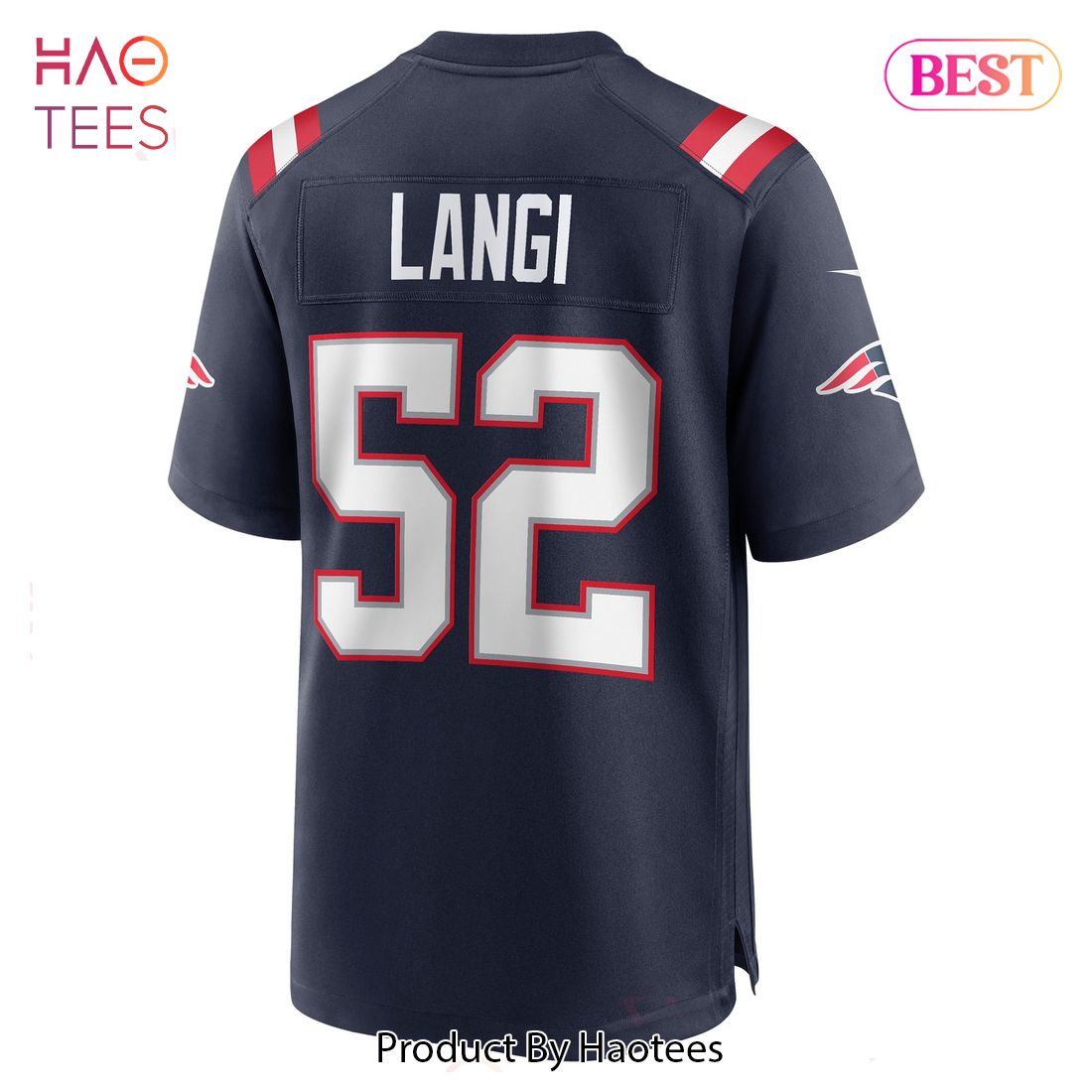 Harvey Langi New England Patriots Nike Game Player Jersey Navy