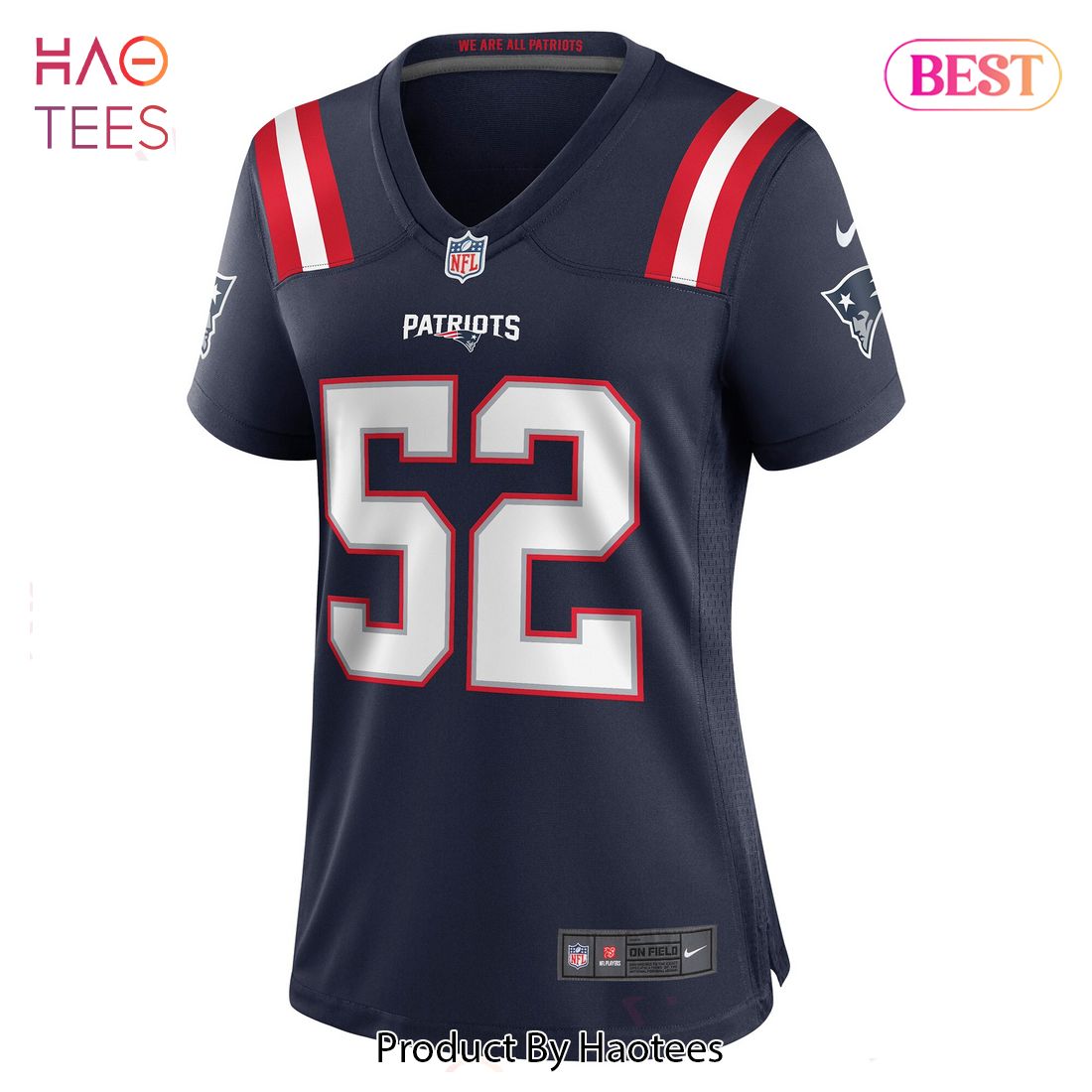 Harvey Langi New England Patriots Nike Women’s Game Player Jersey Navy Luxury Store