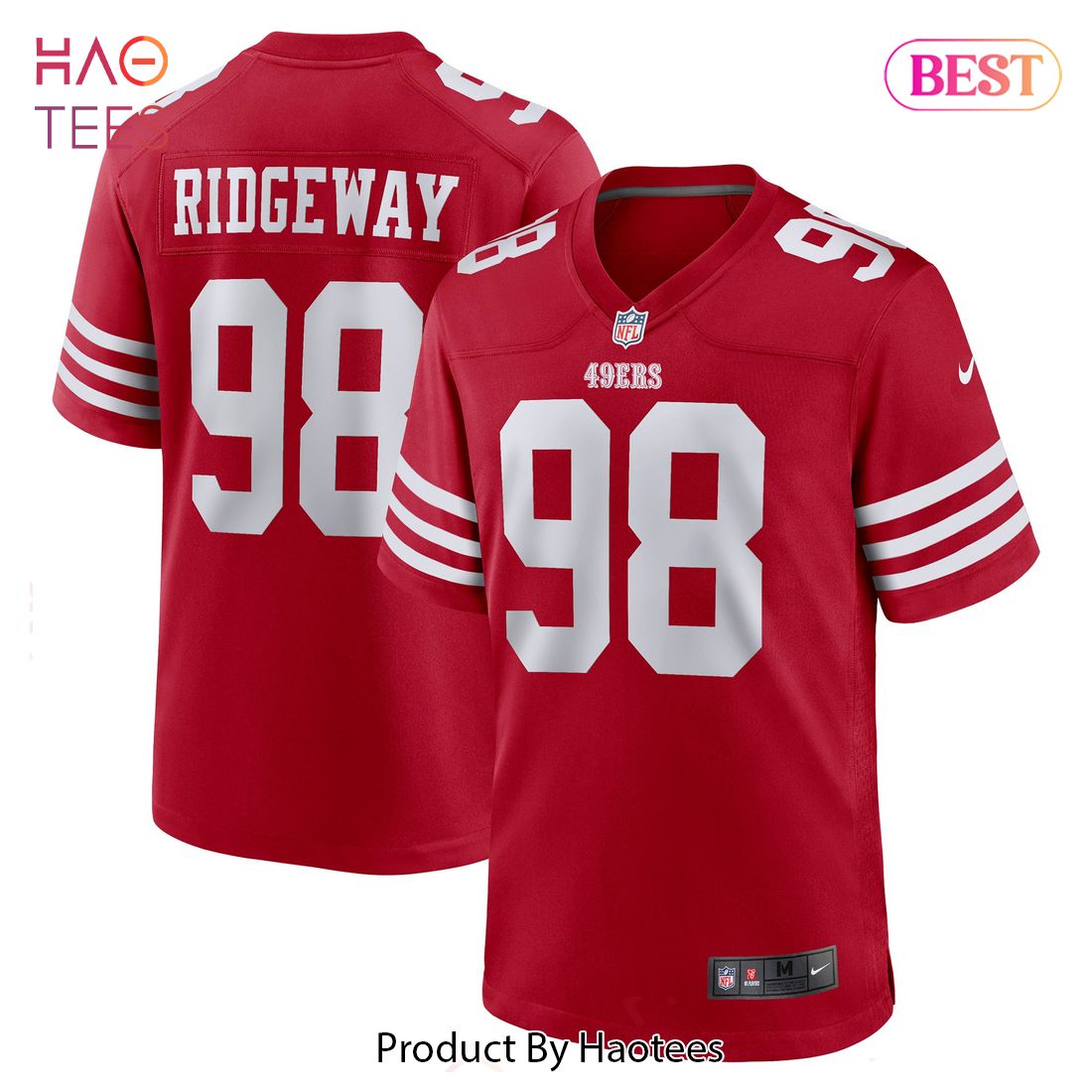 Hassan Ridgeway San Francisco 49ers Nike Game Player Jersey Scarlet