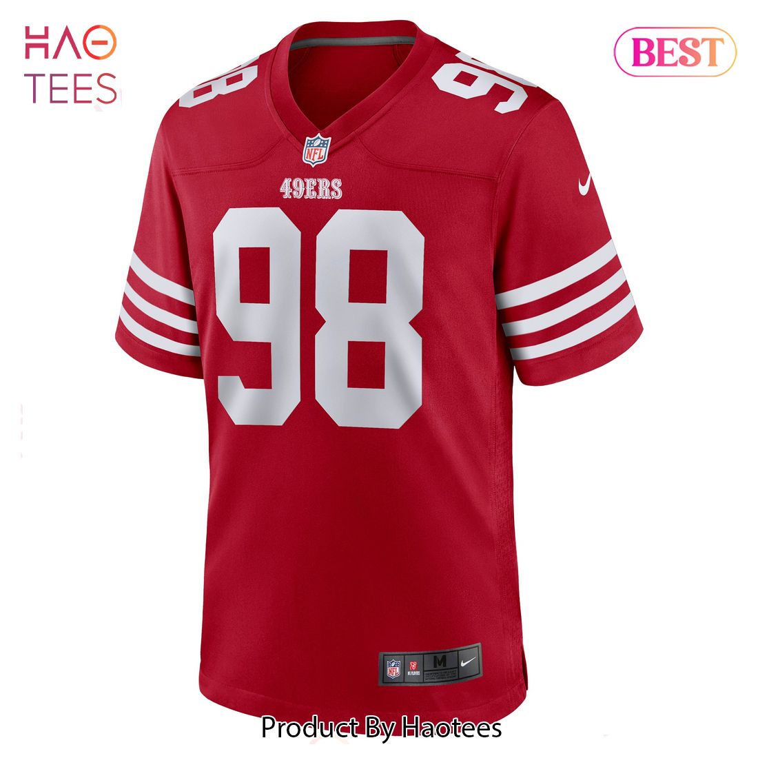 Hassan Ridgeway San Francisco 49ers Nike Game Player Jersey Scarlet Luxury Store