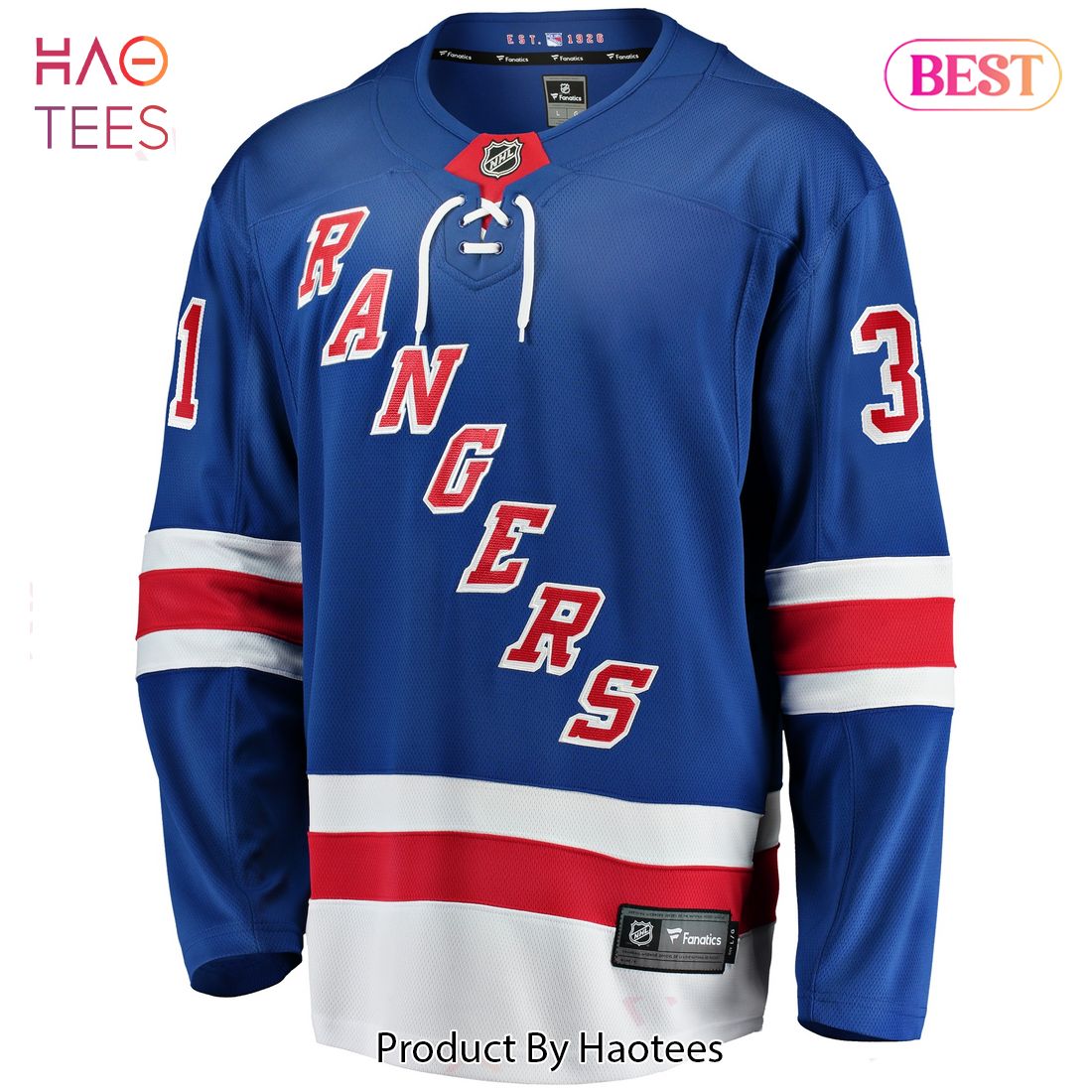 Igor Shesterkin New York Rangers Fanatics Branded Home Breakaway Player Jersey Blue