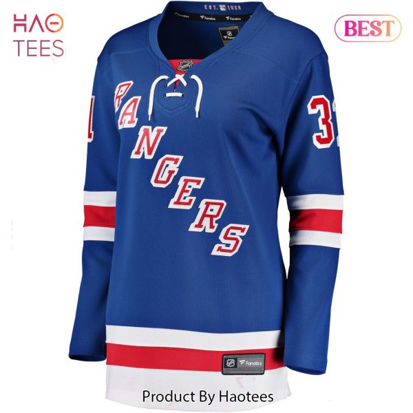 Igor Shesterkin New York Rangers Fanatics Branded Women’s Home Breakaway Jersey Blue