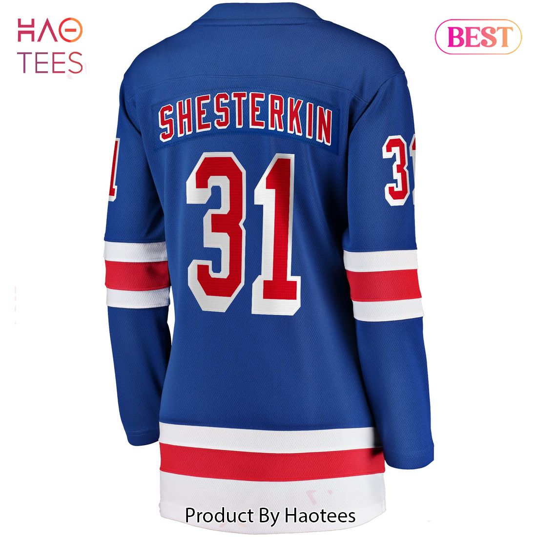 Igor Shesterkin New York Rangers Fanatics Branded Women's Home Breakaway Jersey Blue