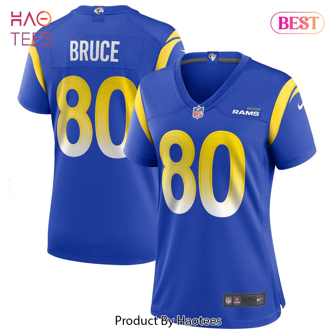 Isaac Bruce Los Angeles Rams Nike Women’s Game Retired Player Jersey Royal