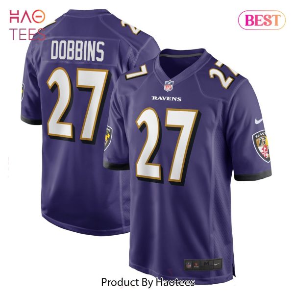 J.K. Dobbins Baltimore Ravens Nike Game Team Jersey Purple