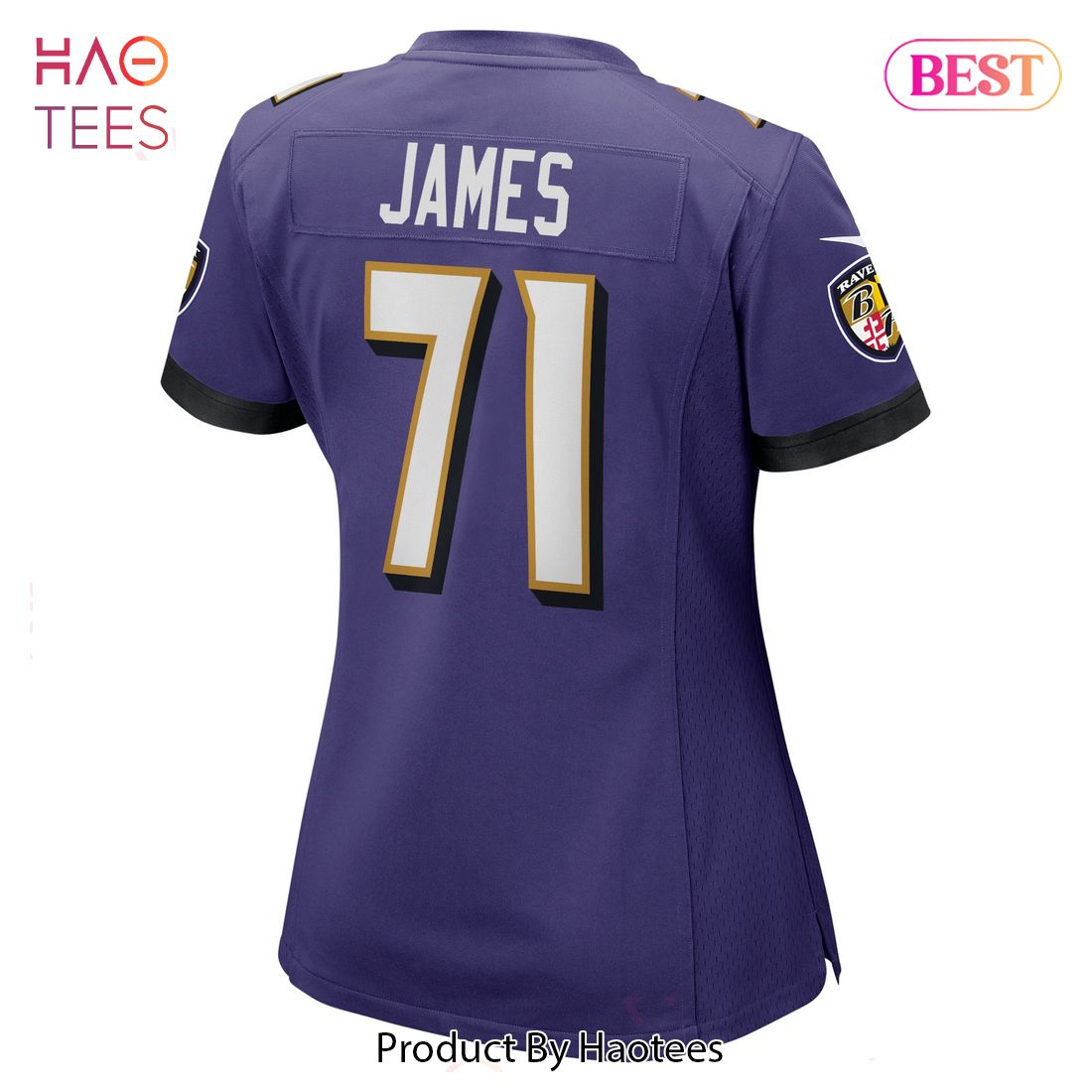 Ja'Wuan James Baltimore Ravens Nike Women's Player Game Jersey Purple