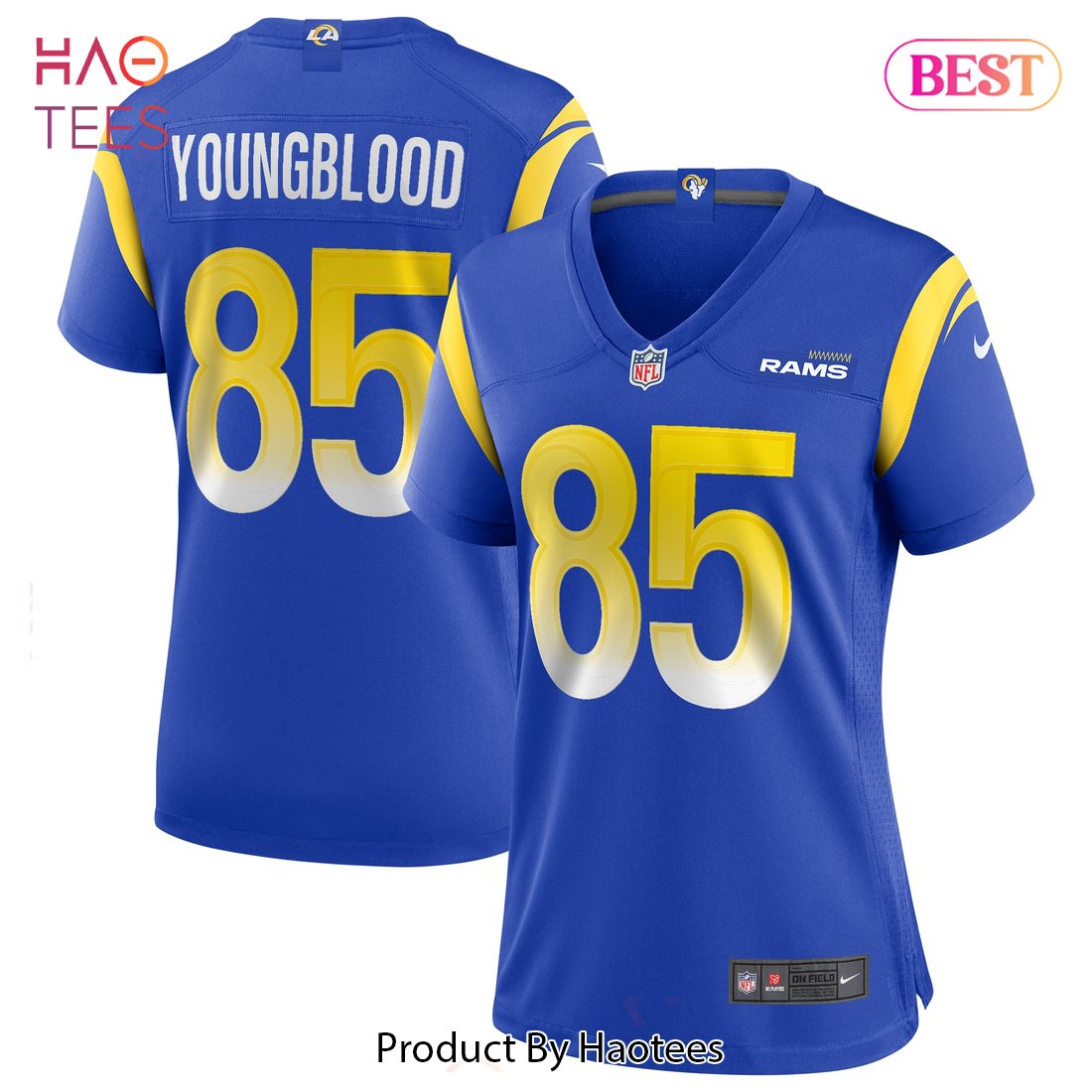 Jack Youngblood Los Angeles Rams Nike Women’s Game Retired Player Jersey Royal