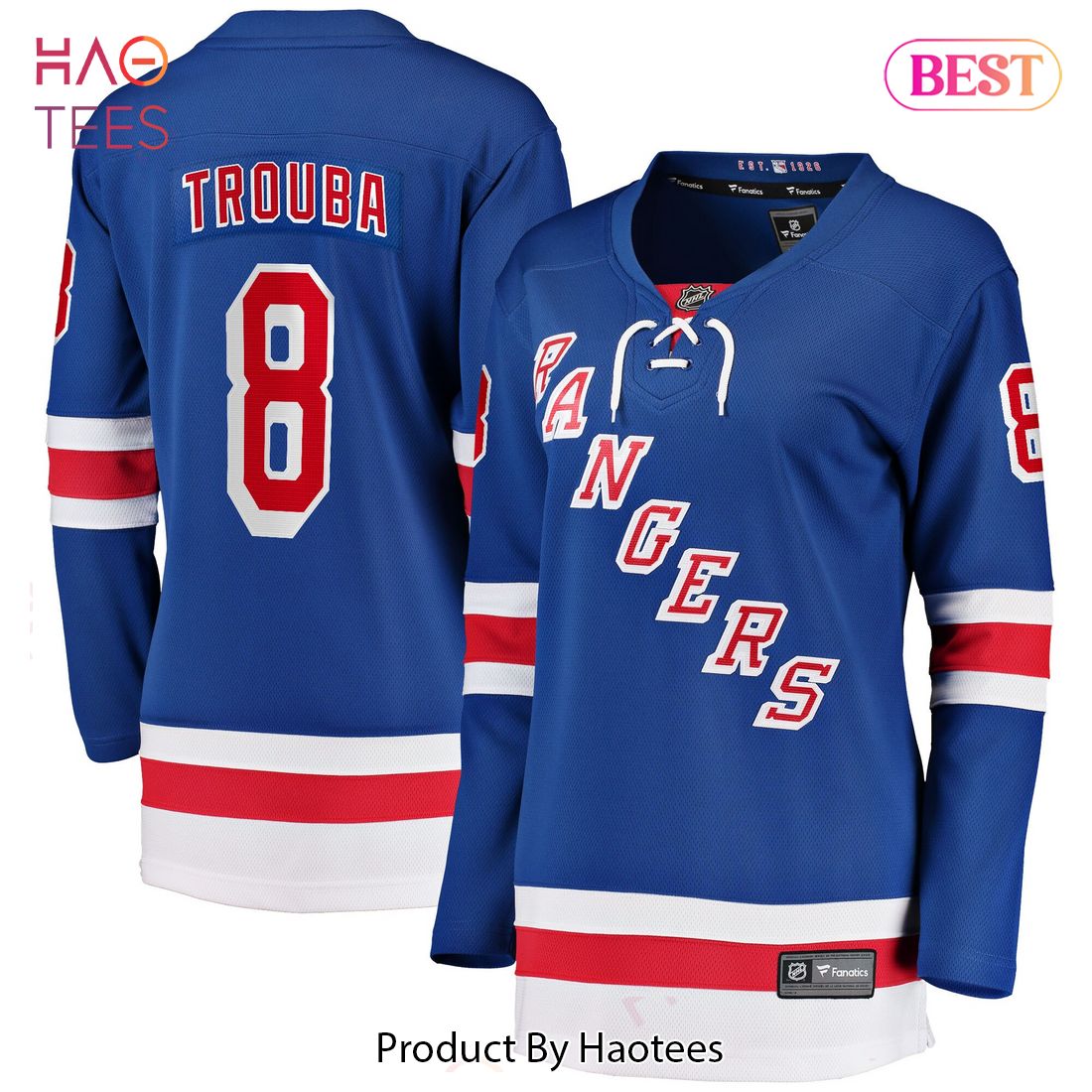 Jacob Trouba New York Rangers Fanatics Branded Women's Home Breakaway Jersey Blue