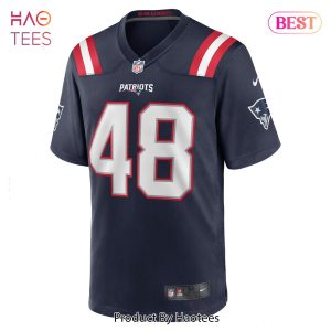 Jahlani Tavai New England Patriots Nike Game Player Jersey Navy