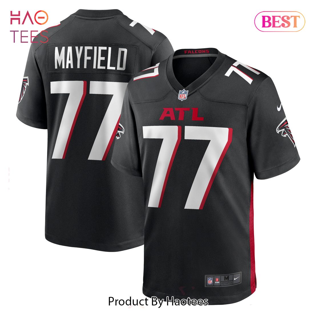 Jalen Mayfield Atlanta Falcons Nike Game Jersey Black