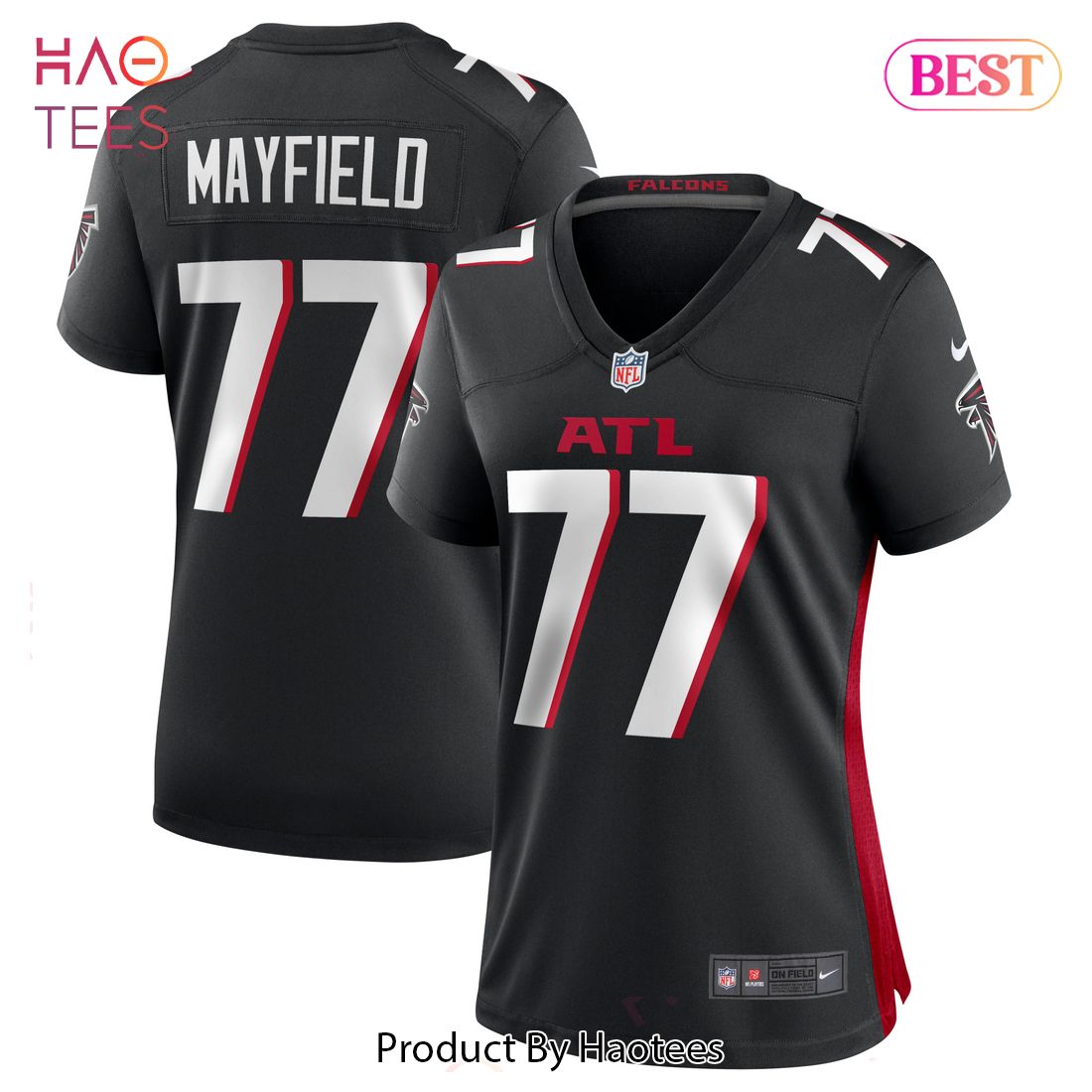 Jalen Mayfield Atlanta Falcons Nike Women’s Game Jersey Black