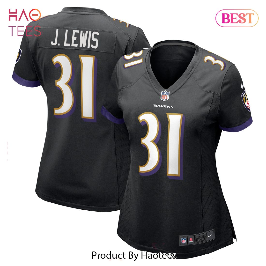 Jamal Lewis Baltimore Ravens Nike Women’s Retired Player Jersey Black Luxury Store