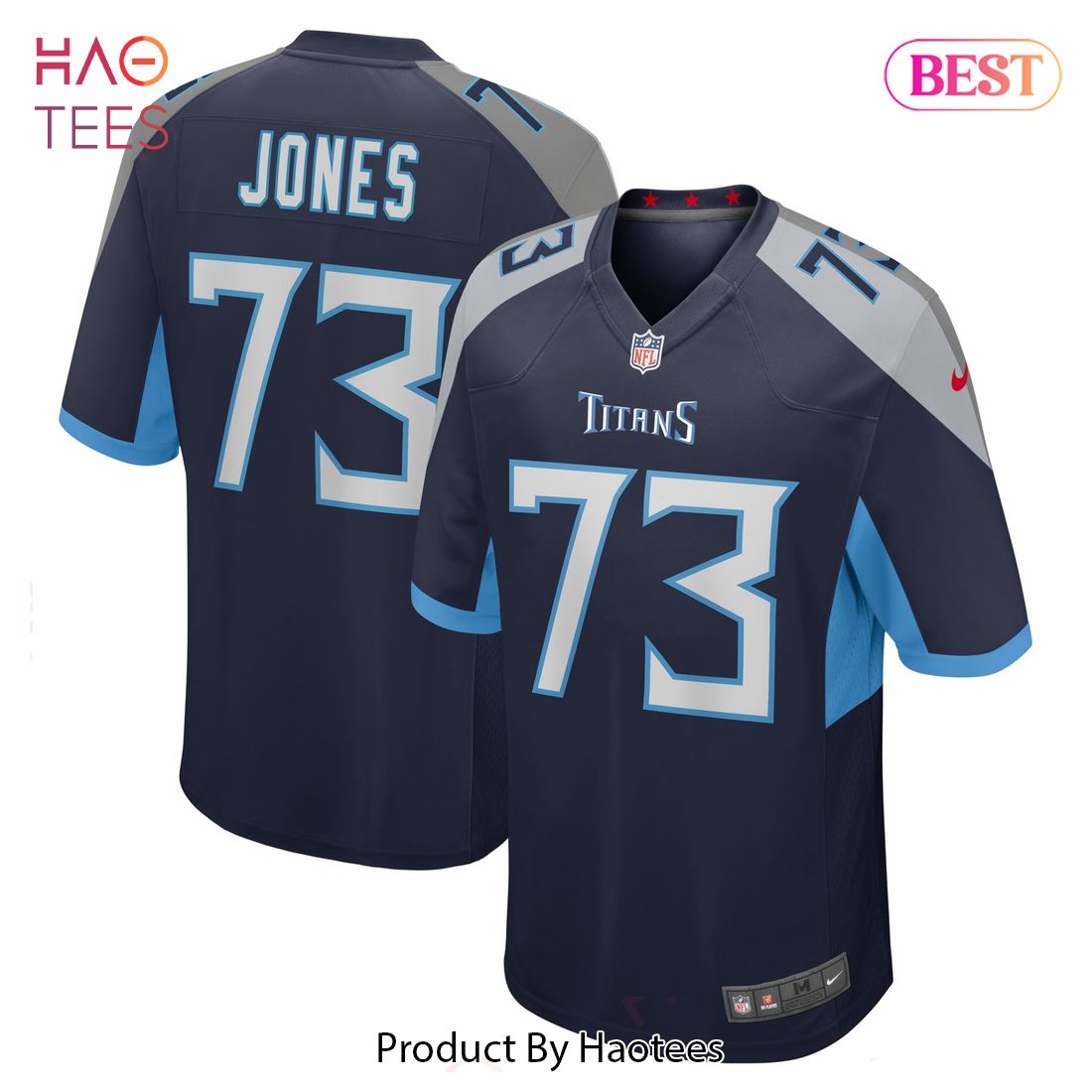 Jamarco Jones Tennessee Titans Nike Player Game Jersey Navy Luxury Store