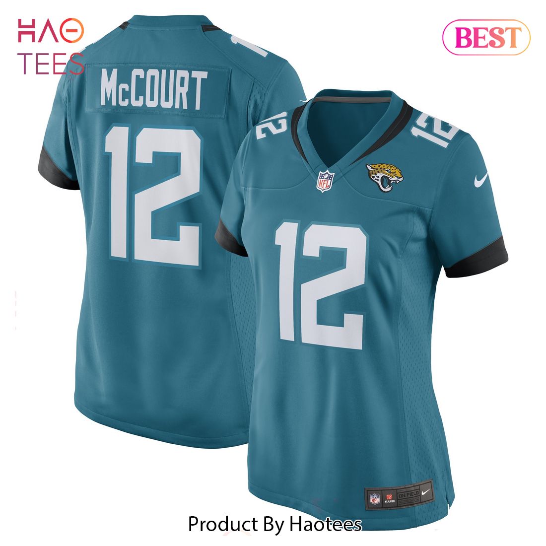 James McCourt Jacksonville Jaguars Nike Women’s Game Player Jersey Teal Luxury Store