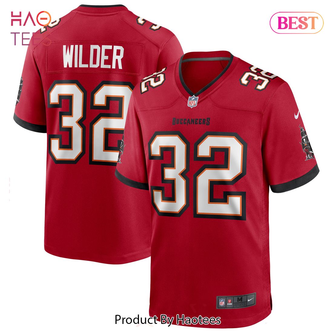 James Wilder Tampa Bay Buccaneers Nike Game Retired Player Jersey Red Luxury Store