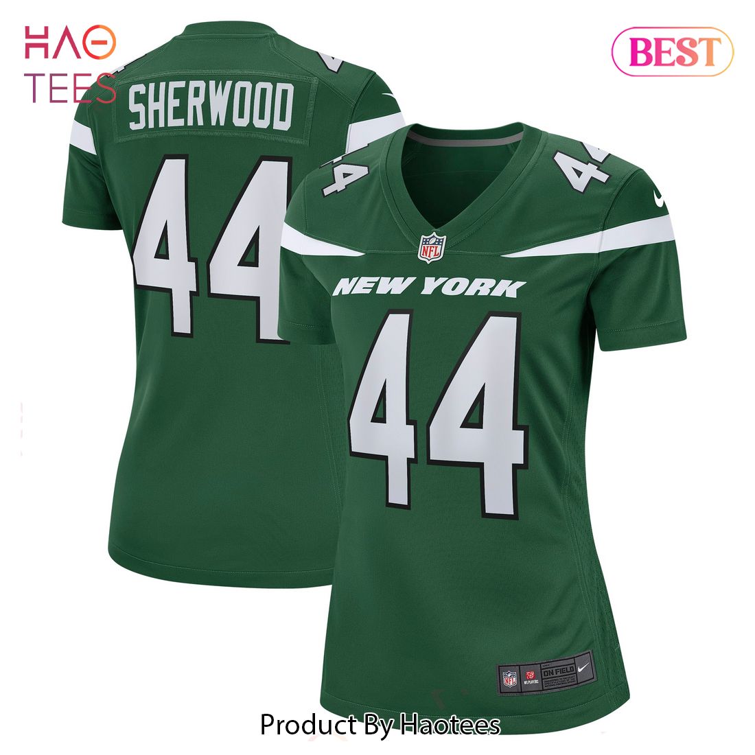 Jamien Sherwood New York Jets Nike Women’s Game Jersey Gotham Green Luxury Store