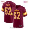 Jamin Davis Washington Football Team Nike Game Jersey Burgundy Jamin Davis Washington Football Team Nike Game Jersey Burgundy