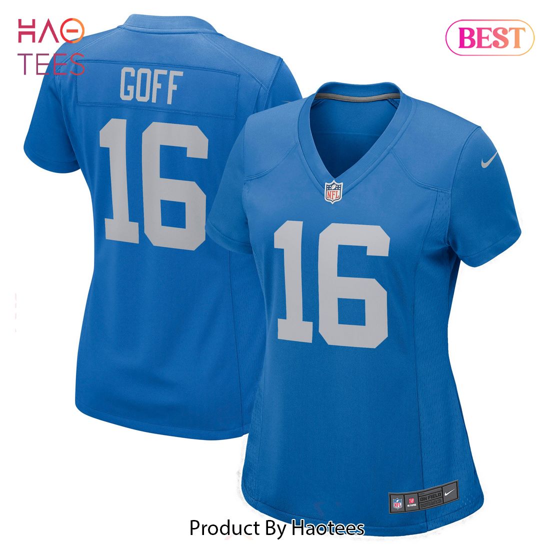 Jared Goff Detroit Lions Nike Women’s Game Player Jersey Blue Luxury Store