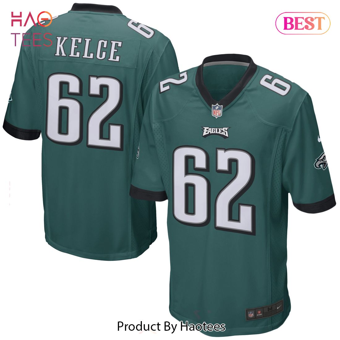 Jason Kelce Philadelphia Eagles Nike Game Player Jersey Green Luxury Store