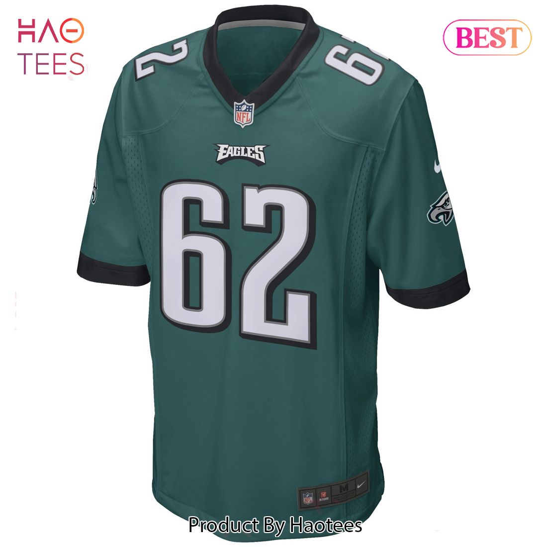 Jason Kelce Philadelphia Eagles Nike Game Player Jersey Green Luxury Store