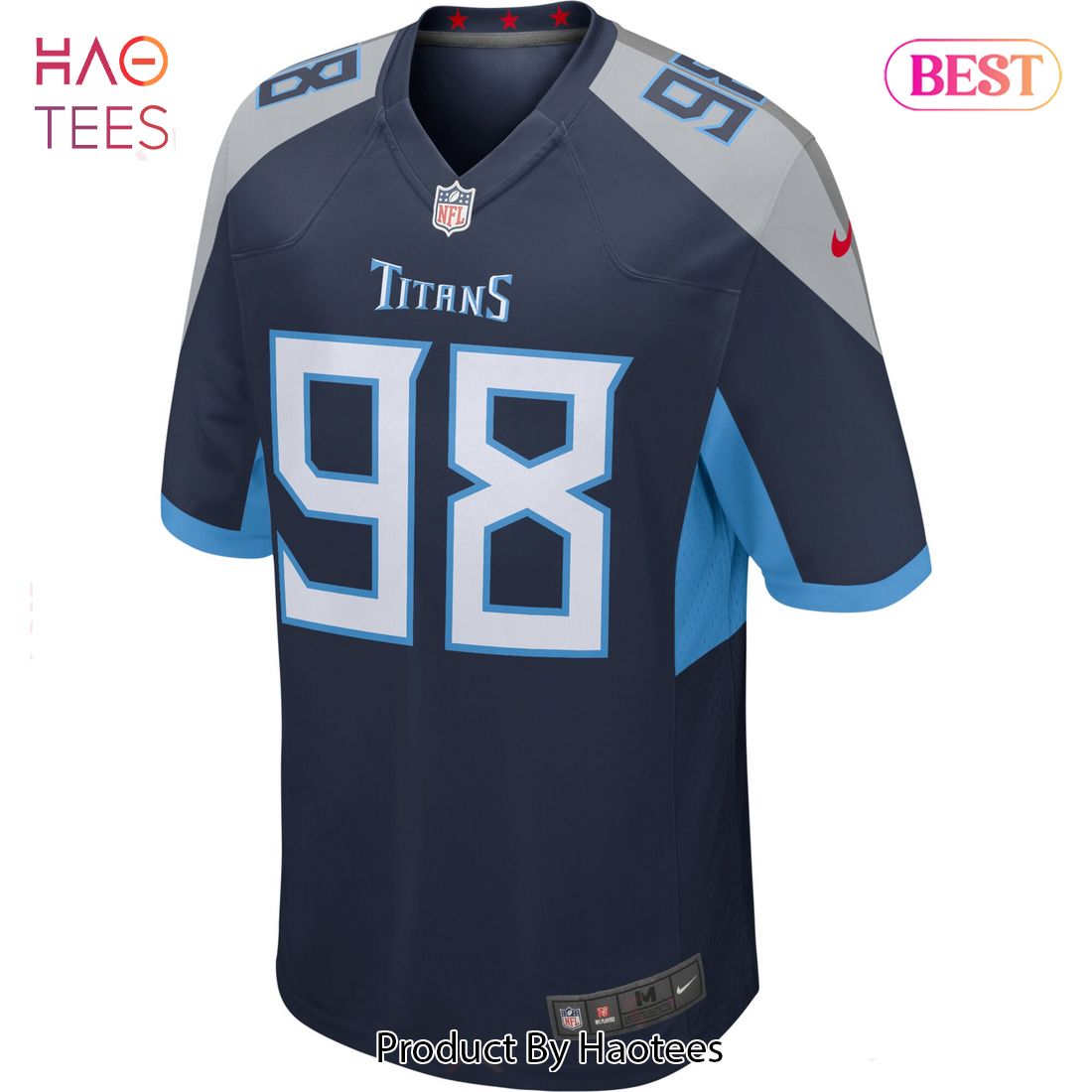 Jeffery Simmons Tennessee Titans Nike Game Jersey Navy Luxury Store