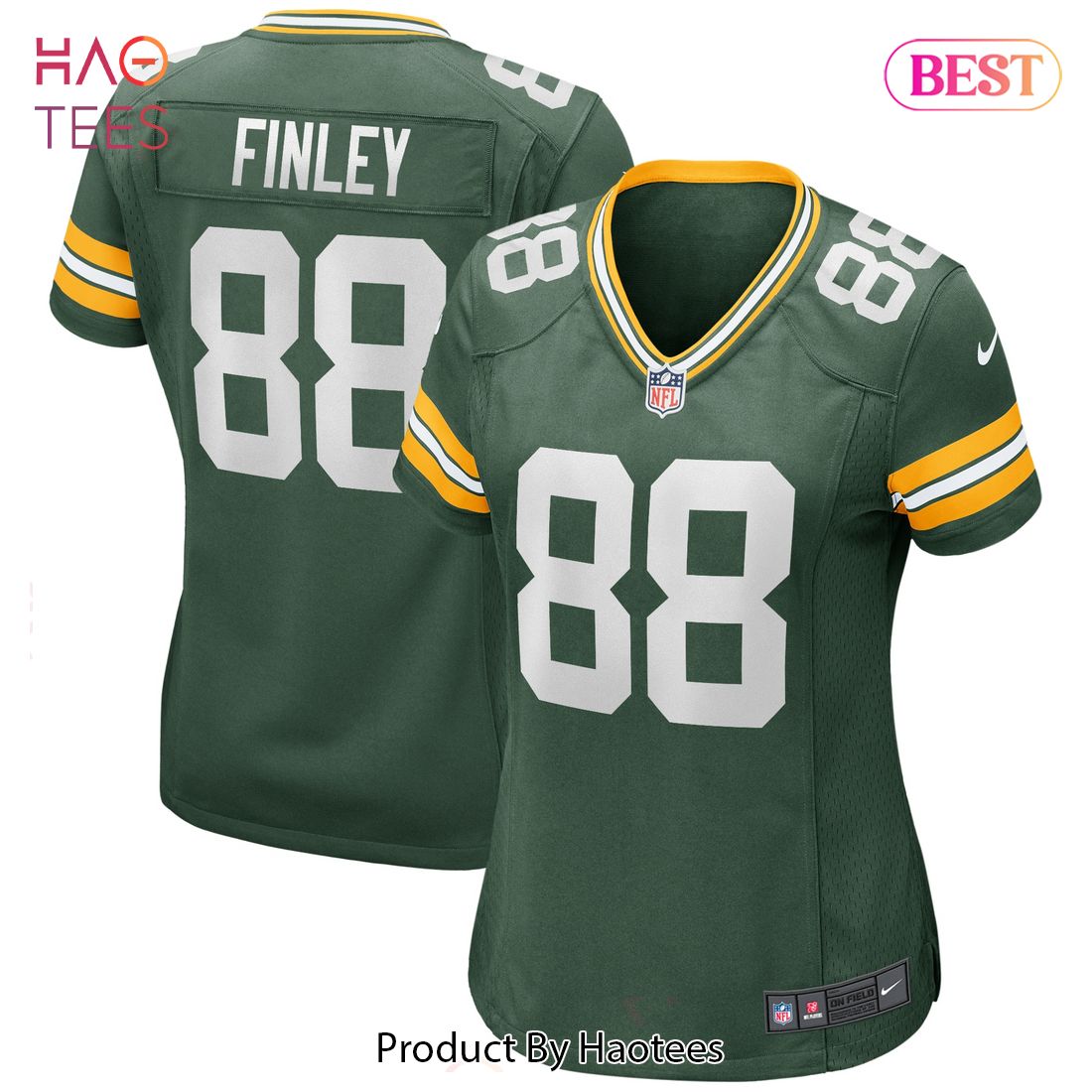 Jermichael Finley Green Bay Packers Nike Women's Game Retired Player Jersey Green