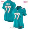 Jesse Davis Miami Dolphins Nike Women’s Game Jersey Aqua