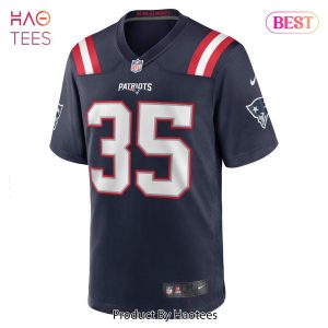 Jim Nance New England Patriots Nike Retired Player Jersey Navy