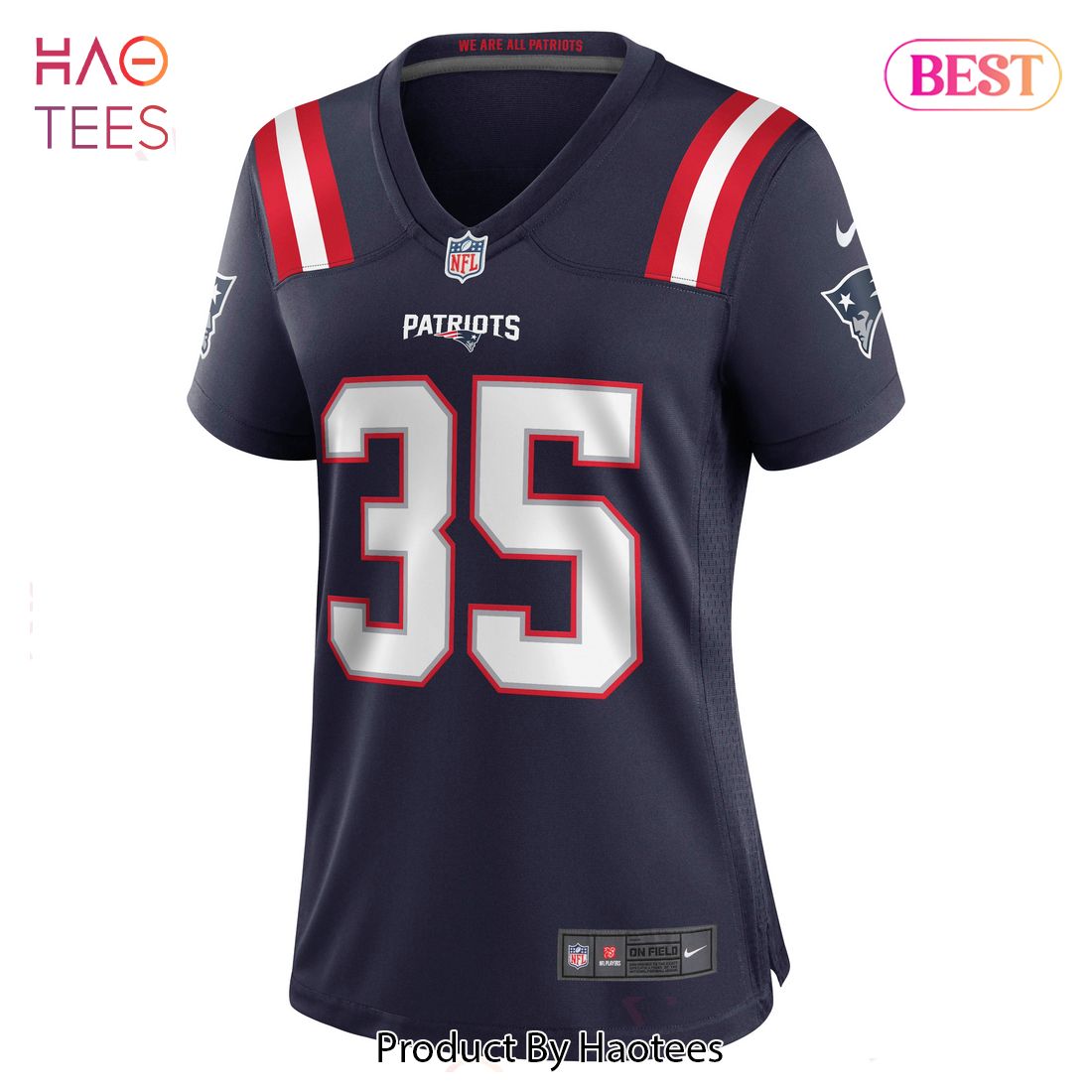 Jim Nance New England Patriots Nike Women’s Retired Player Jersey Navy Luxury Store