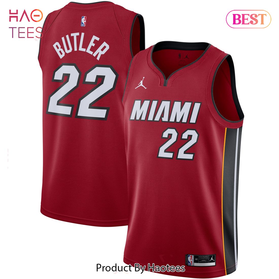 Jimmy Butler Miami Heat Jordan Brand 2020 21 Swingman Jersey Statement Edition Red