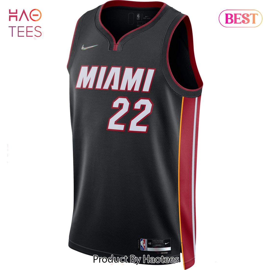 Jimmy Butler Miami Heat Nike 2021 22 Diamond Swingman Jersey Icon Edition Black Luxury Store