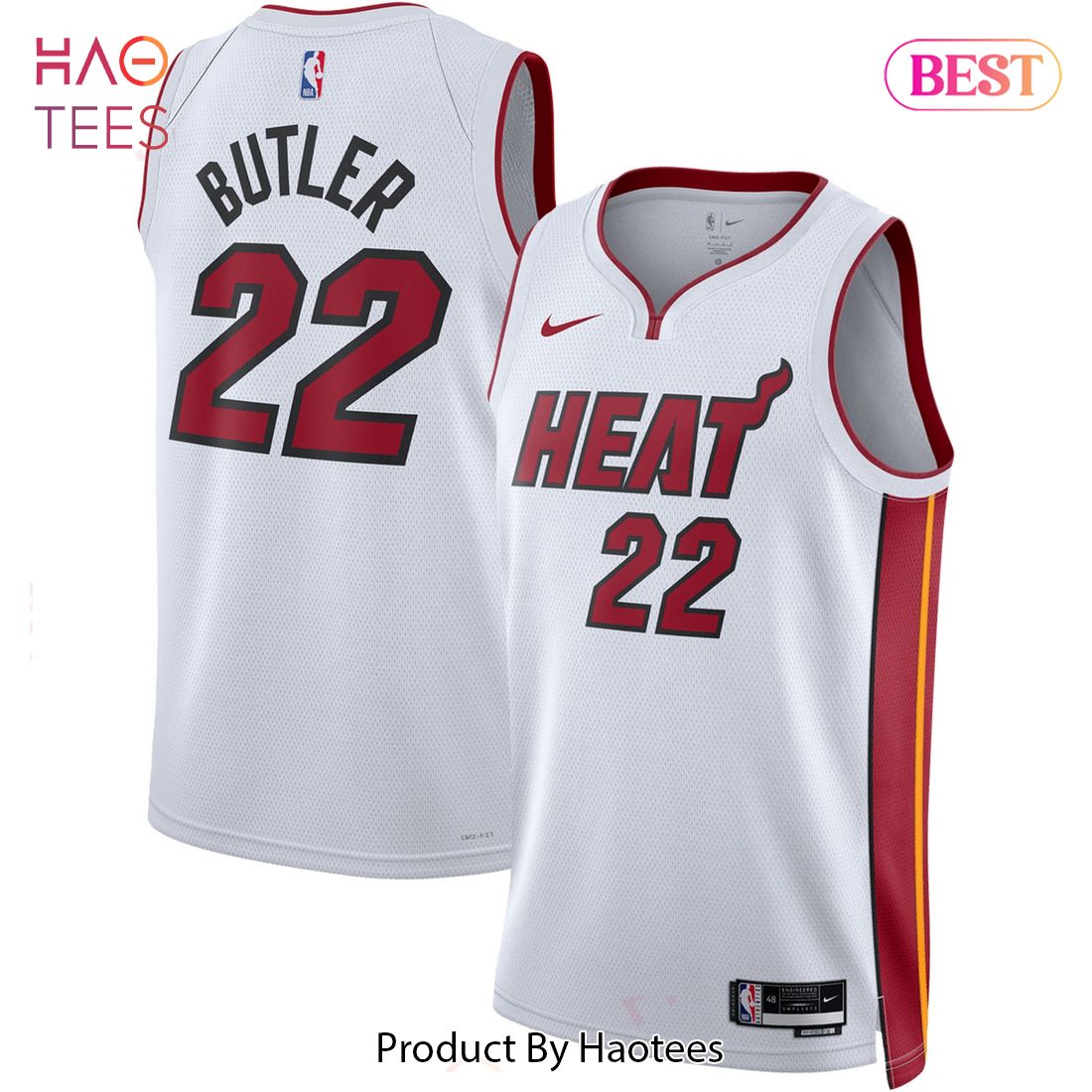 Jimmy Butler Miami Heat Nike Unisex 2022 23 Swingman Jersey Association Edition White
