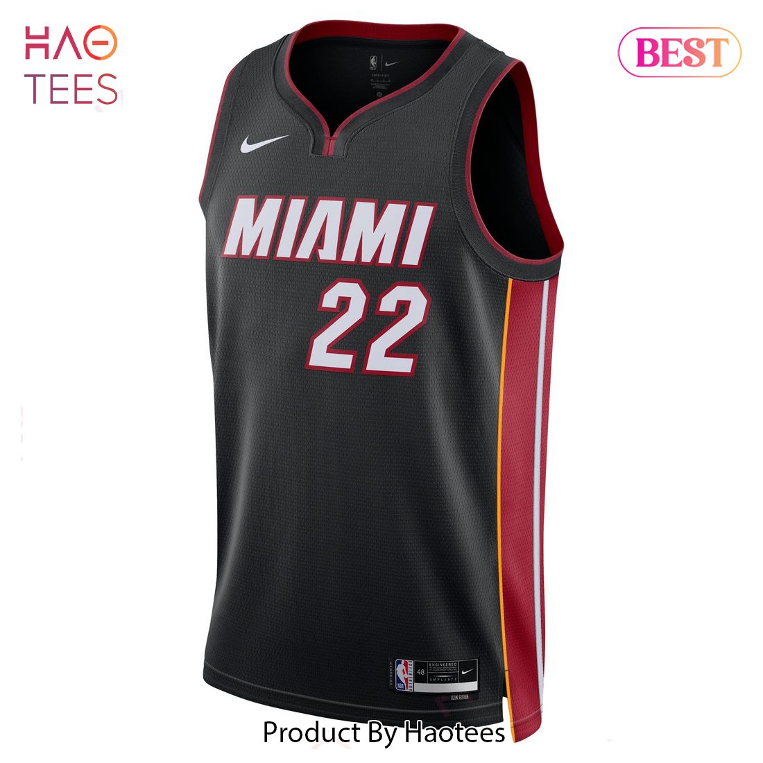 Jimmy Butler Miami Heat Nike Unisex 2022 23 Swingman Jersey Icon Edition Black Luxury Store