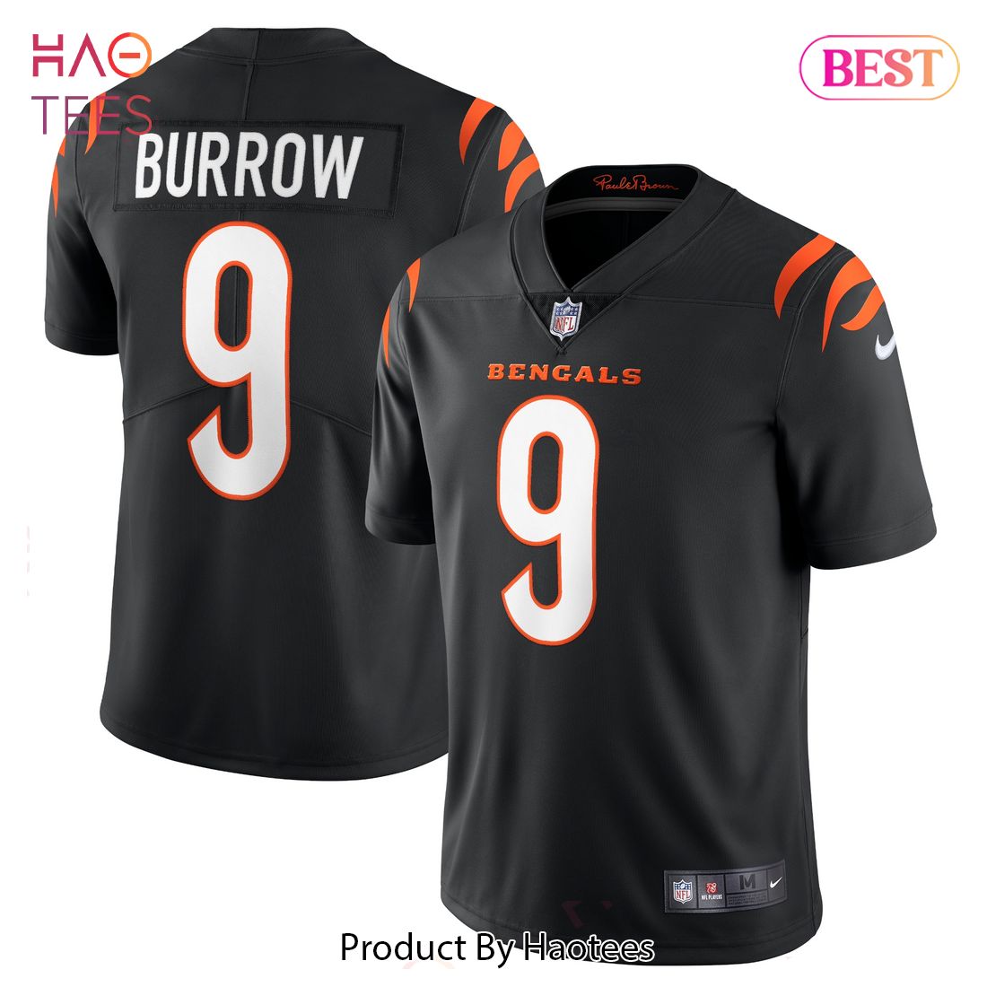 Joe Burrow Cincinnati Bengals Nike Vapor Limited Jersey Black Luxury Store