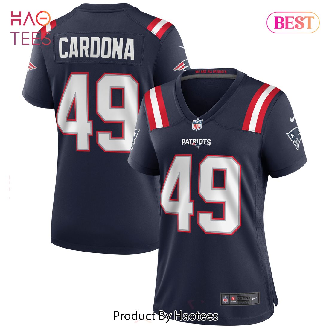 Joe Cardona New England Patriots Nike Women’s Game Jersey Navy