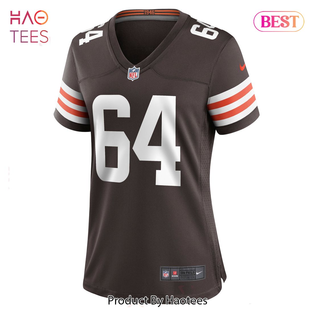 Joe DeLamielleure Cleveland Browns Nike Women’s Game Retired Player Jersey Brown Luxury Store