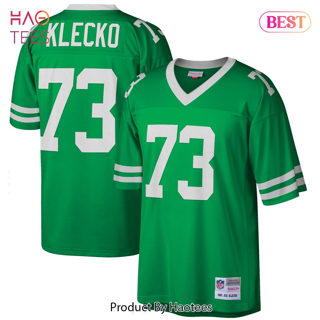Joe Klecko New York Jets Mitchell & Ness Retired Player Legacy Replica Jersey Green