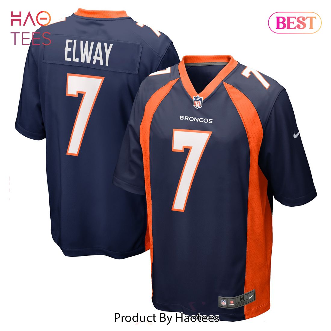 John Elway Denver Broncos Nike Retired Player Jersey Navy