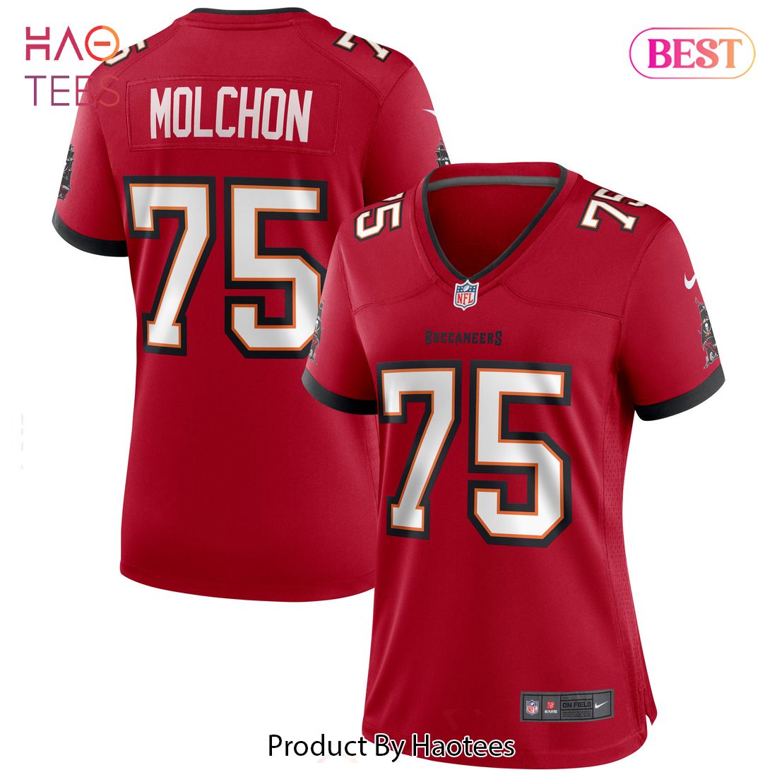 John Molchon Tampa Bay Buccaneers Nike Women’s Game Jersey Red Luxury Store