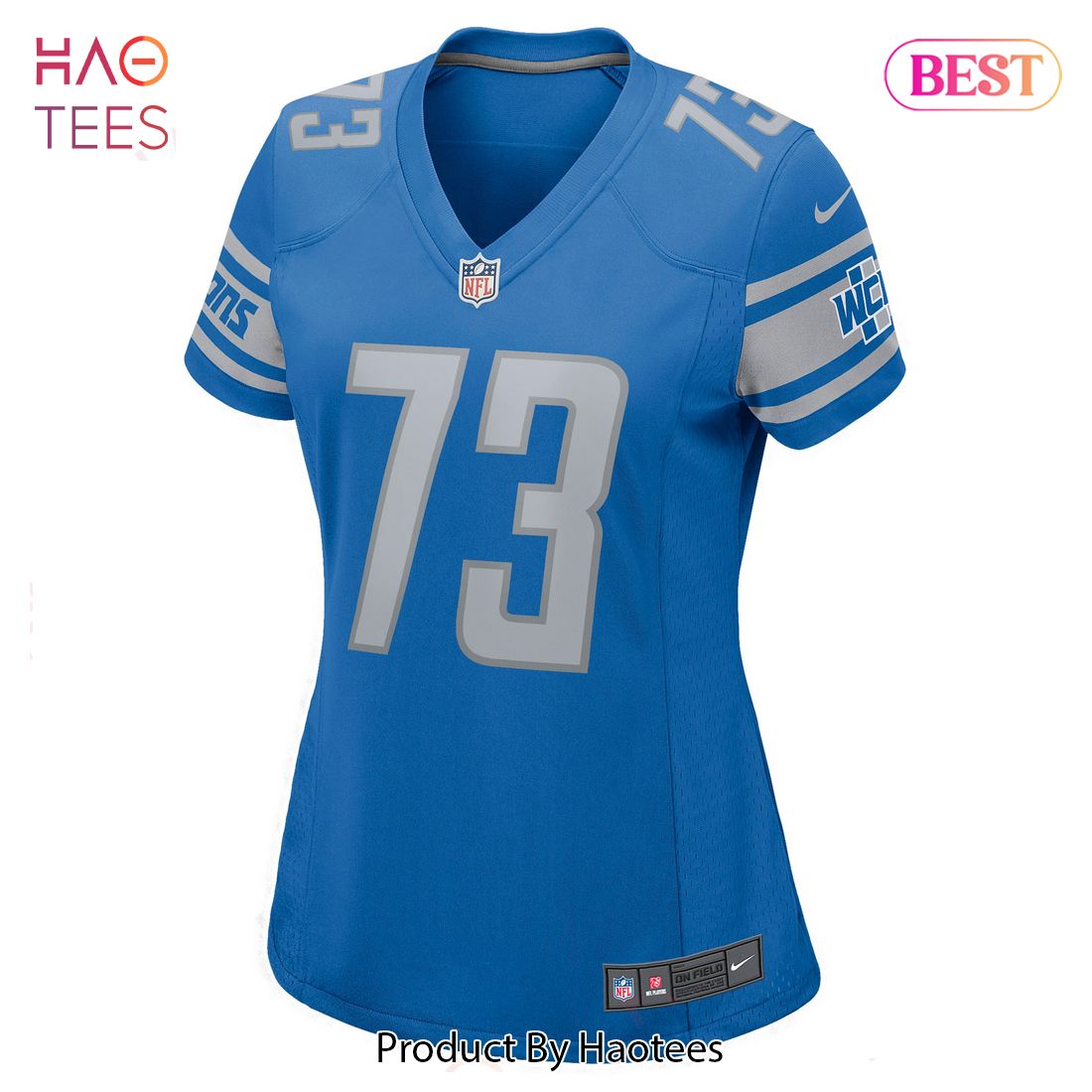 Jonah Jackson Detroit Lions Nike Women’s Game Jersey Blue Luxury Store