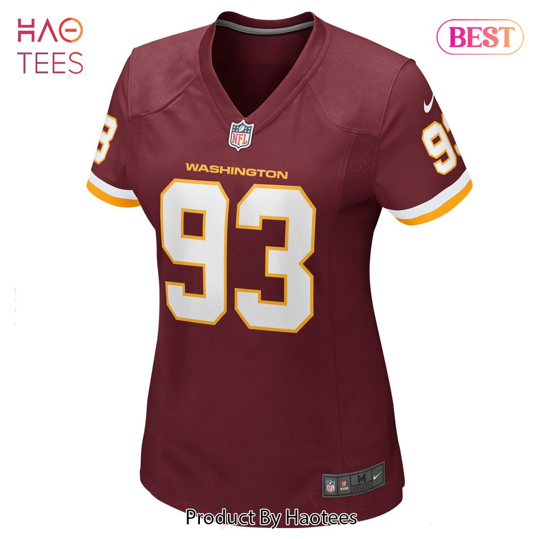 Jonathan Allen Washington Football Team Nike Women’s Game Player Jersey -Burgundy Luxury Store