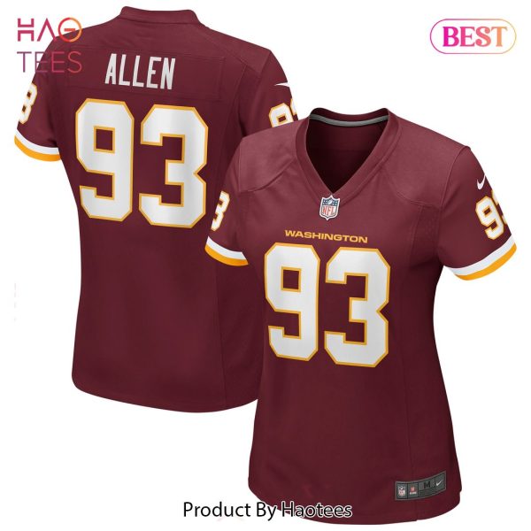 Jonathan Allen Washington Football Team Nike Women’s Game Player Jersey -Burgundy